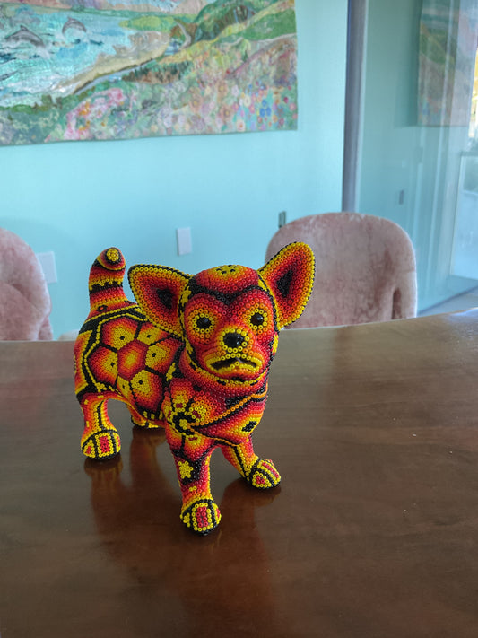 Huichol Beaded Dog