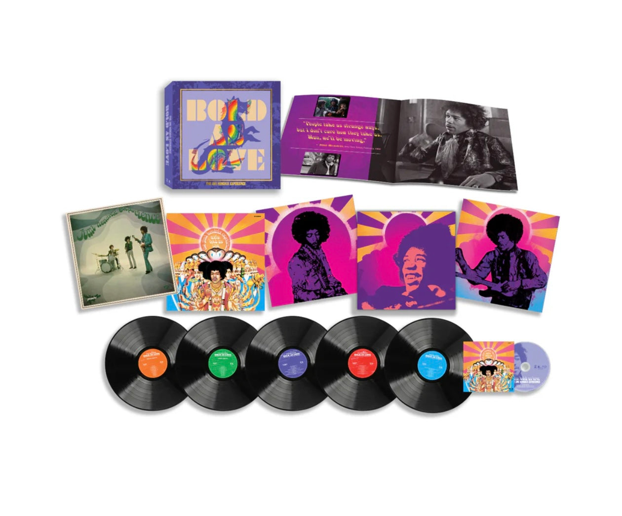 The Jimi Hendrix Experience - “Bold As Love” (5 LP+BR Box Set)