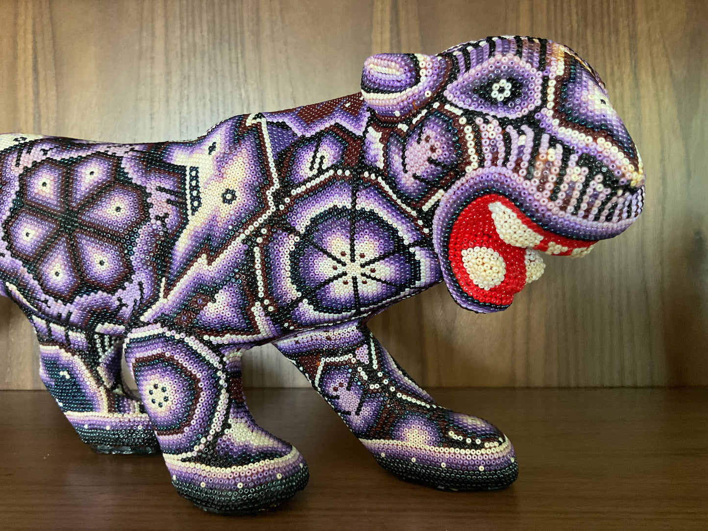 Huichol Jaguar Figurine