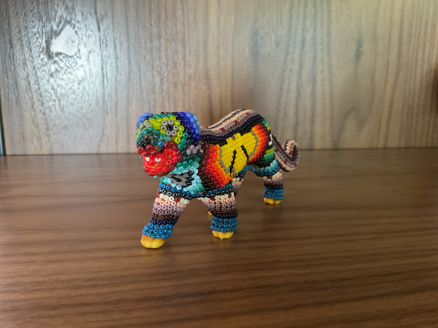 Huichol Baby Jaguar Figurine