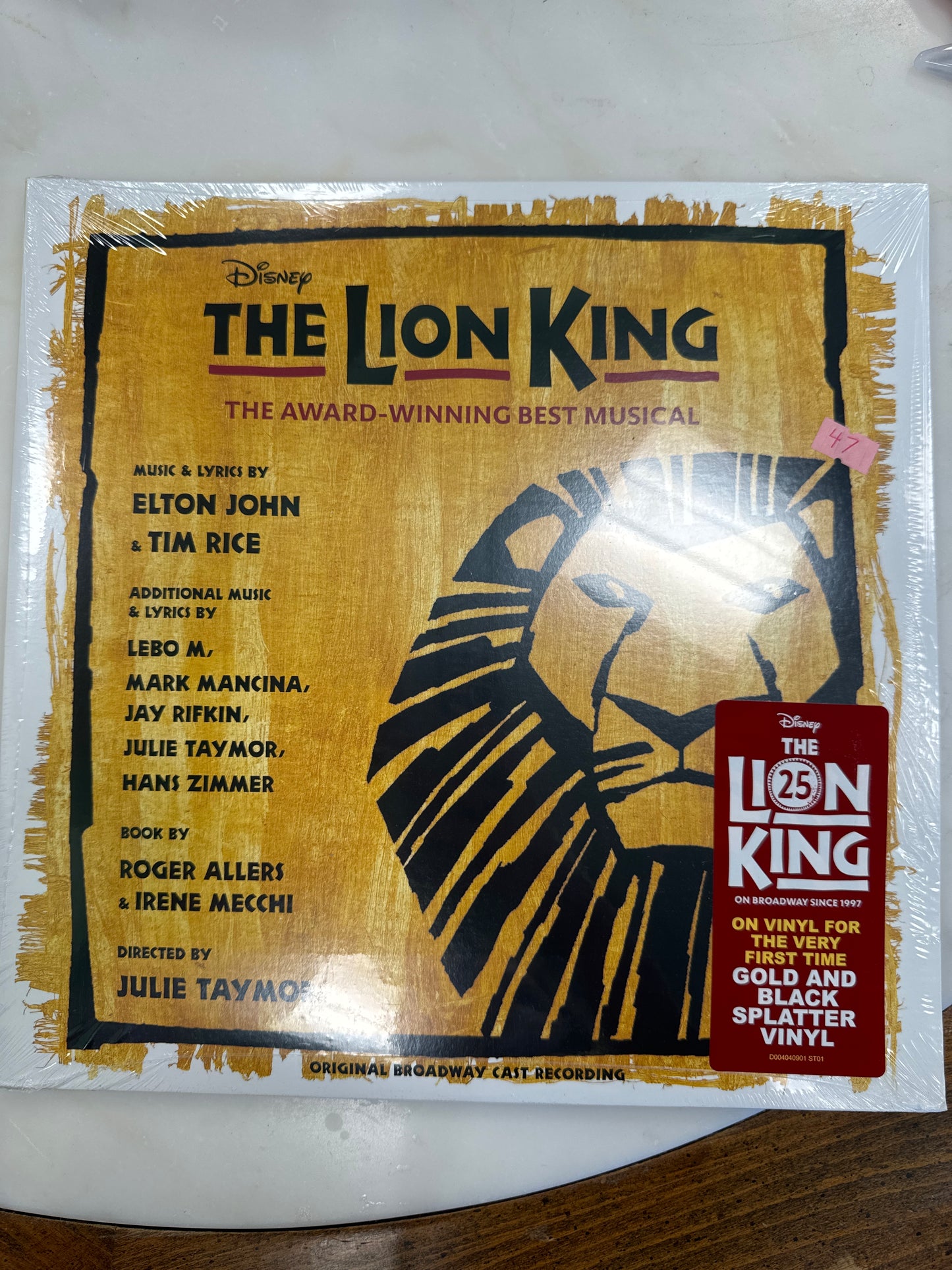 Disney's "The Lion King" Original Broadway Cast Recording