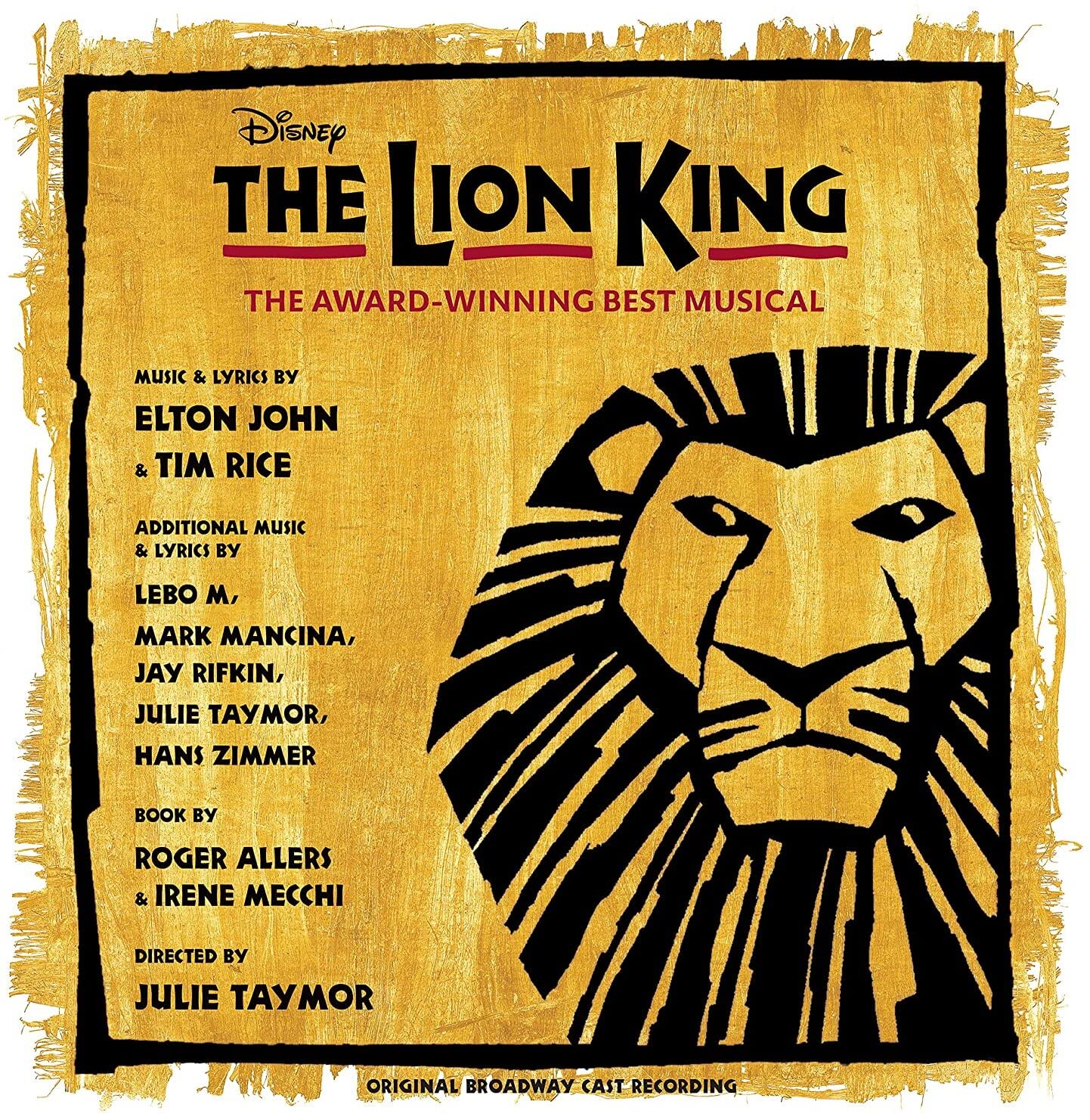 Disney's "The Lion King" Original Broadway Cast Recording