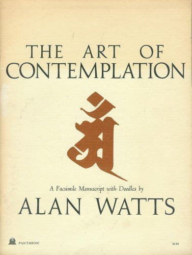 Alan Watts - “The Art of Contemplation” Facsimile Manuscript with Doodles by Manuscript