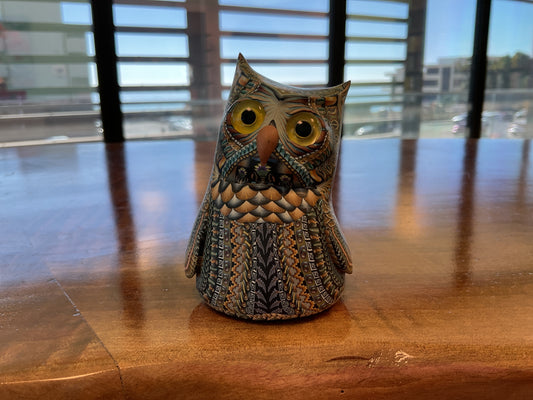 Jon Anderson Clay Figurine Owl